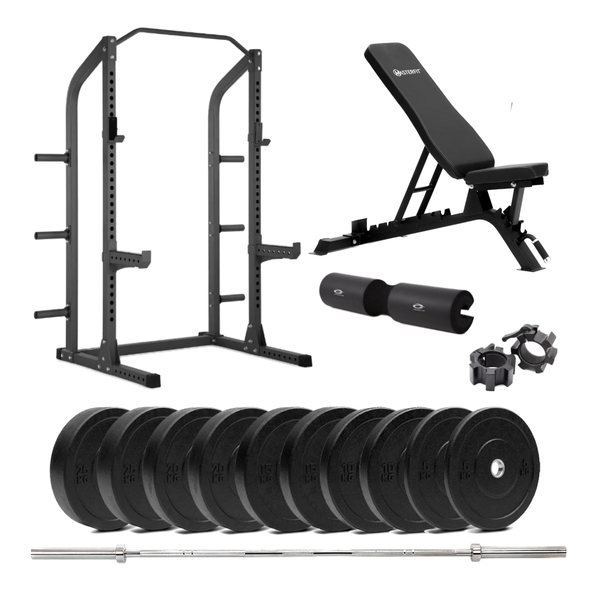 300 Half Rack Bumper Styrkepaket - 90 kg