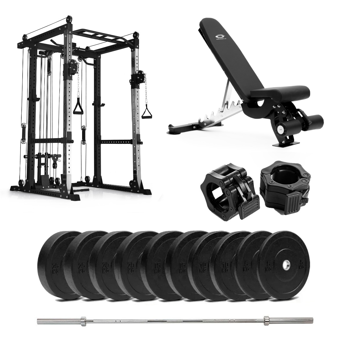 PR 550 Power Rack Bumper med bänk - 150 kg