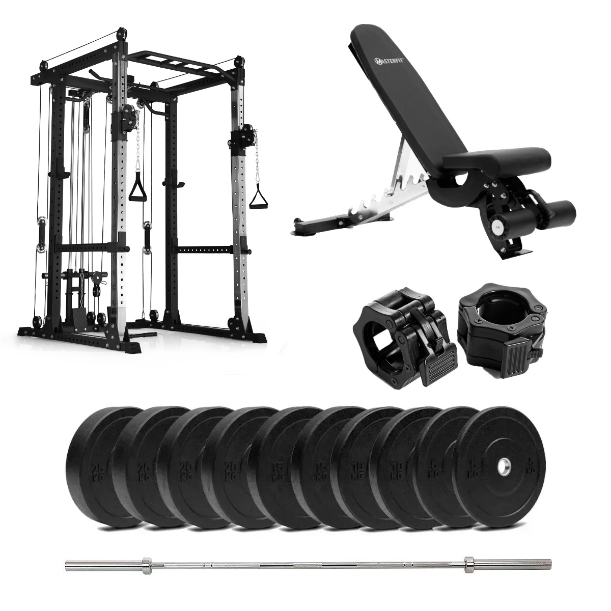 PR 550 Power Rack Bumper med bänk - 150 kg